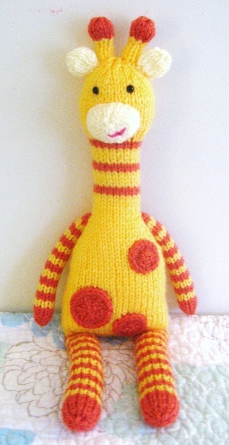 Knitting Pattern for Giraffe Amigurumi