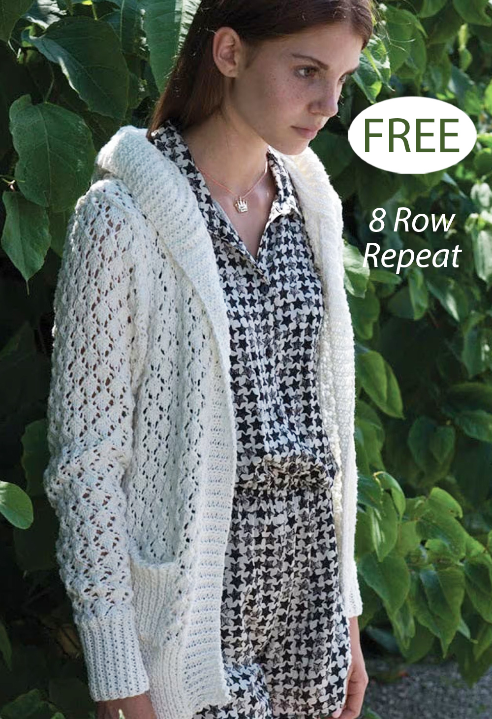 Free Girl’s Jacket in Lace  Knitting Pattern