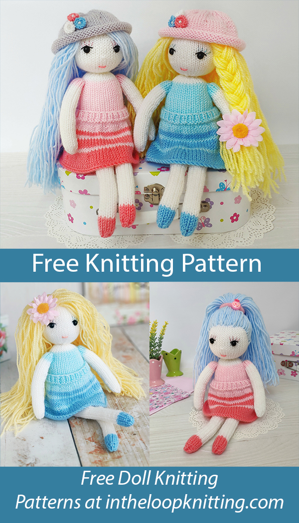 Free Doll Knitting Pattern The Girlfriends