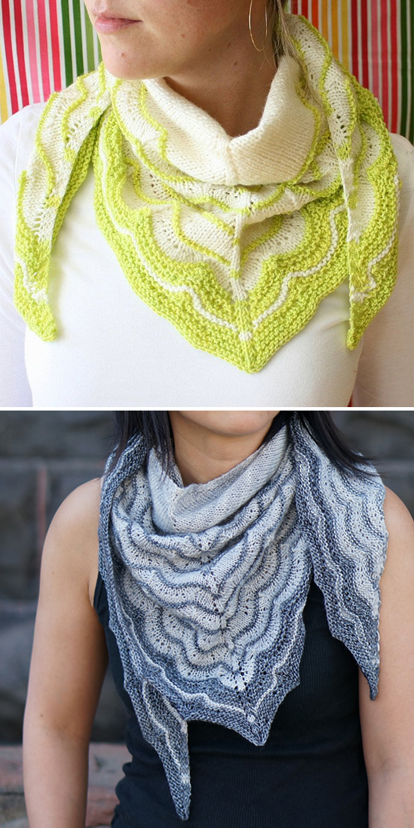 Knitting Pattern for Glacerie Scarf or Shawl