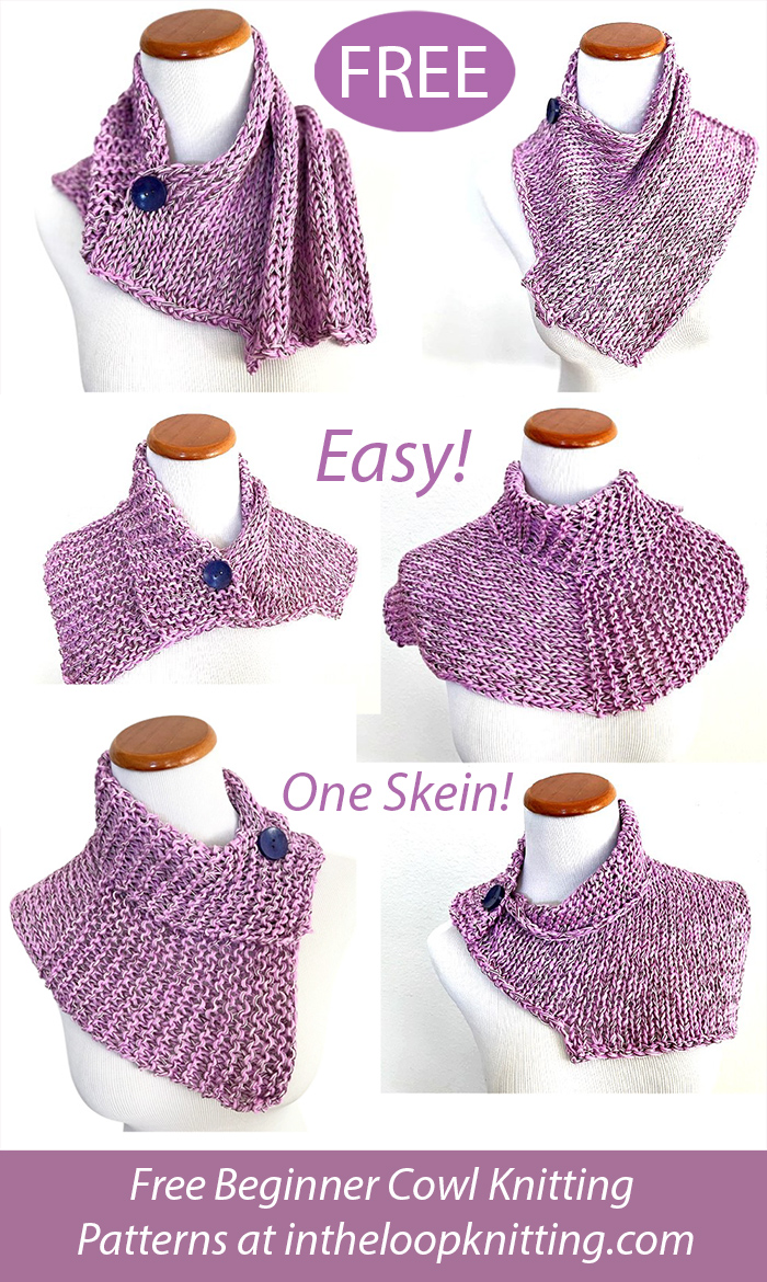 Free Glam Cowl Knitting Pattern