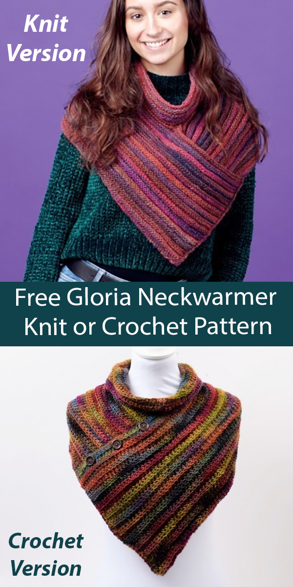 Free Cowl Knitting Pattern Gloria Neck Warmer