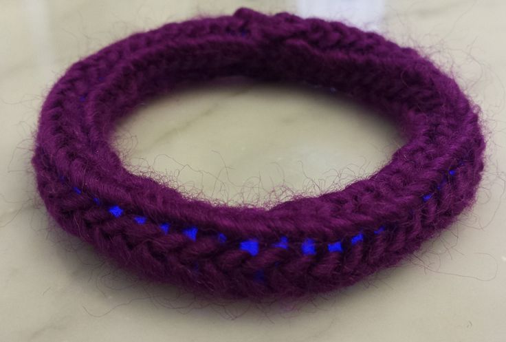 Free knitting pattern for Glowing Bracelet and more bracelet knitting patterns