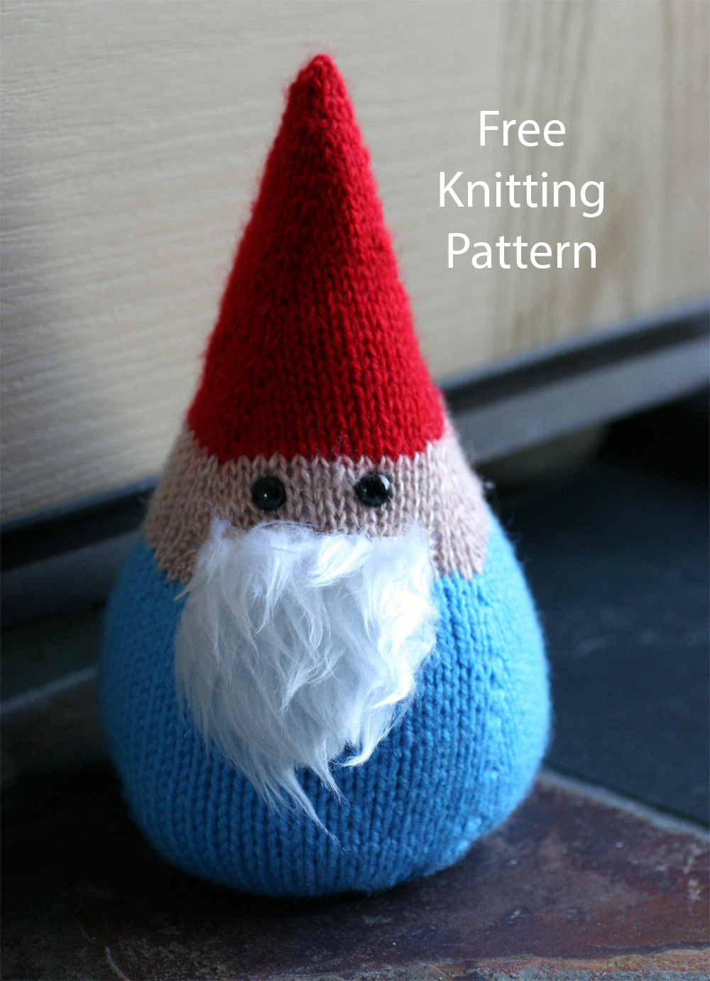 Free Gnome Plushie Knitting Pattern
