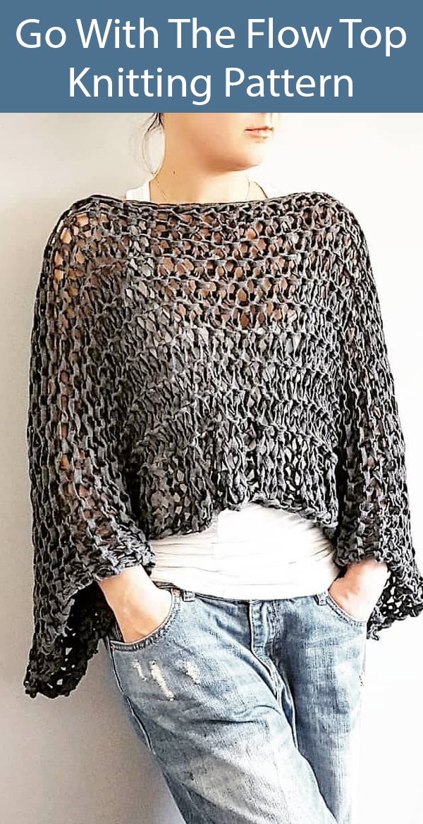 Knitting Pattern for Go With The Flow Top