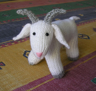 Free knitting pattern for Fester the Whole Goat
