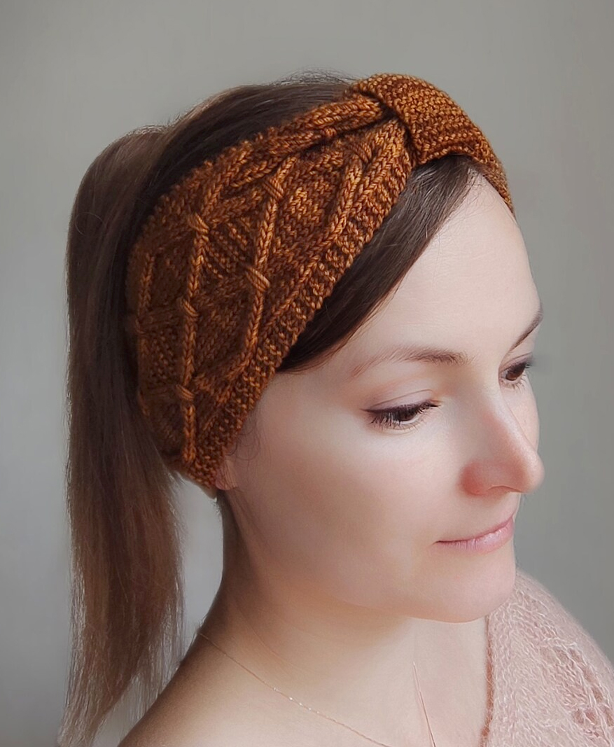Golden Glow Headband Knitting pattern
