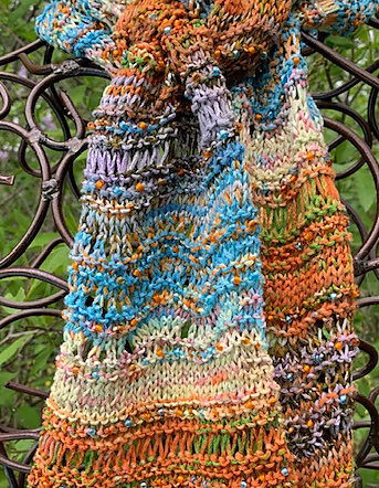 Good Karma Scarf Free Knitting Pattern until June 6, 2022