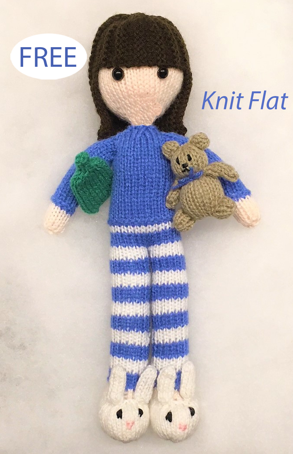 Free Goodnight Daisy Doll Knitting Pattern