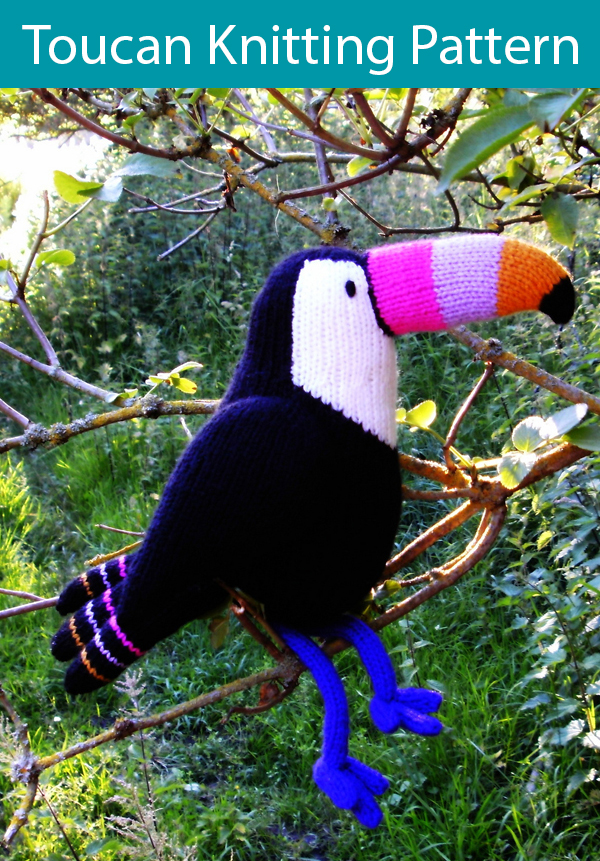 Knitting Pattern for Toucan Toy