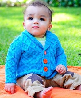 Knitting pattern for Gramps baby cardigan and more baby cardigan knitting patterns