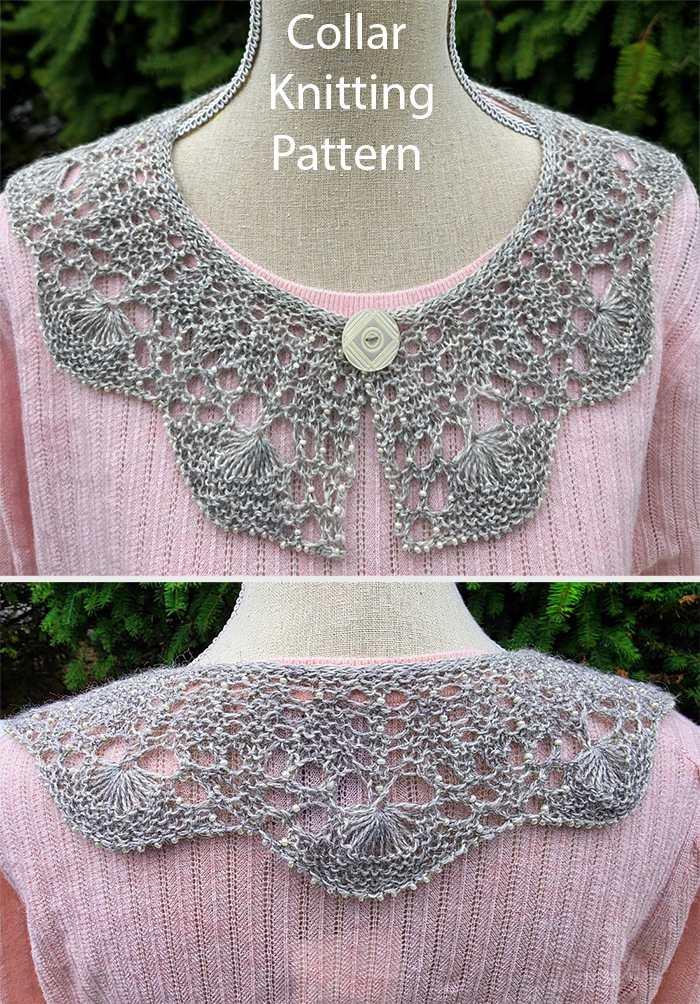 Free Grand Shell Collar Knitting Pattern