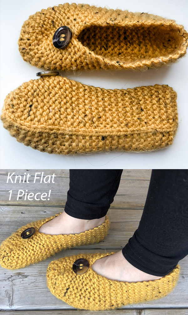 Granny's Favourite Slippers Free Knitting Pattern Super Bulky Yarn