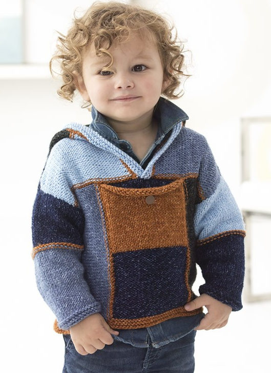 Boys store knitted hoodie