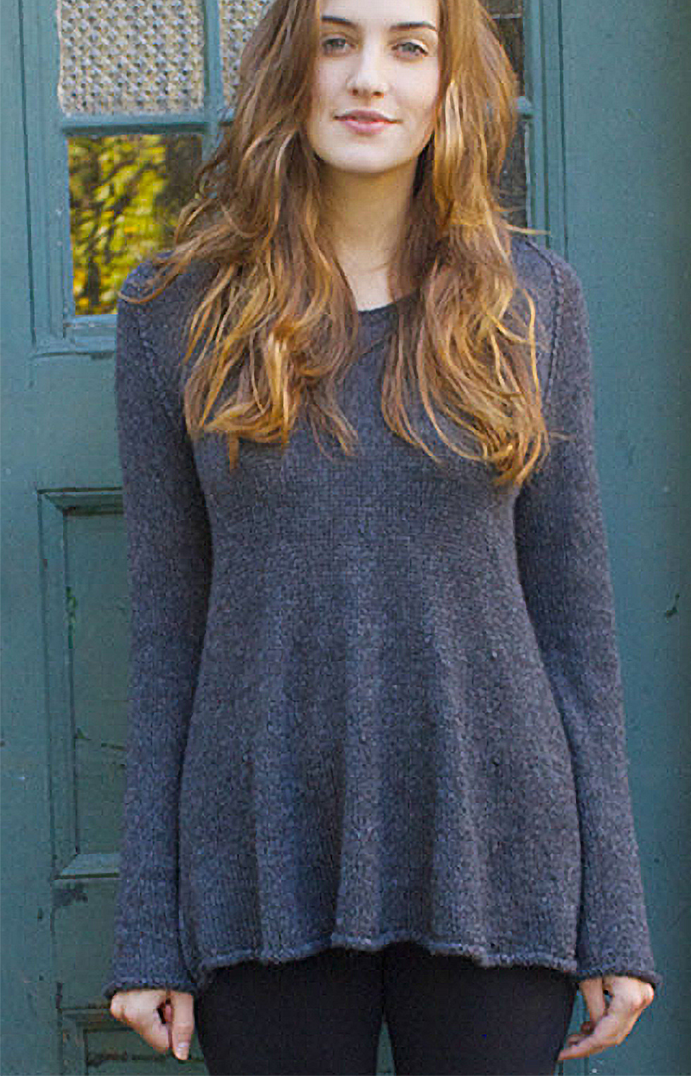 Free Knitting Pattern Graphite Pullover 634s