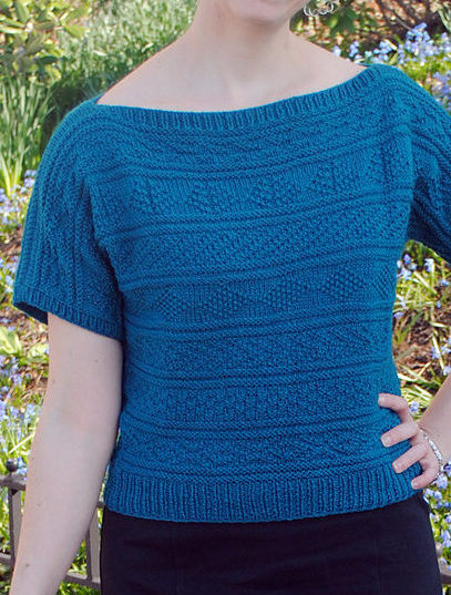 Gansey or Guernsey Knitting Patterns In the Loop Knitting