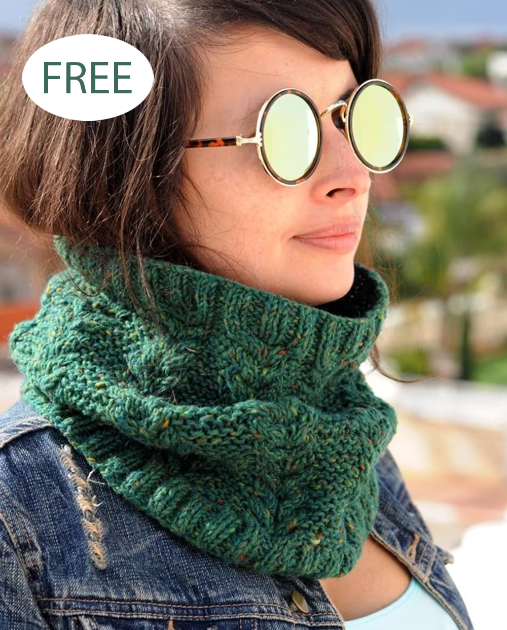 Free Greenland  Cowl Knitting Pattern