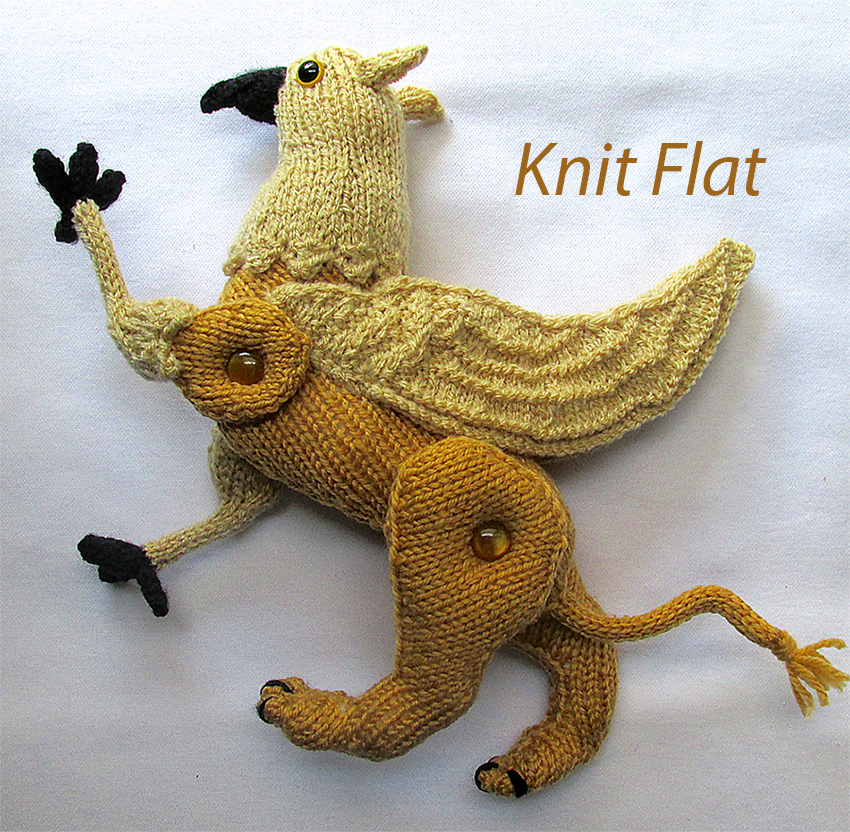 Free knitting pattern Toy Griffin