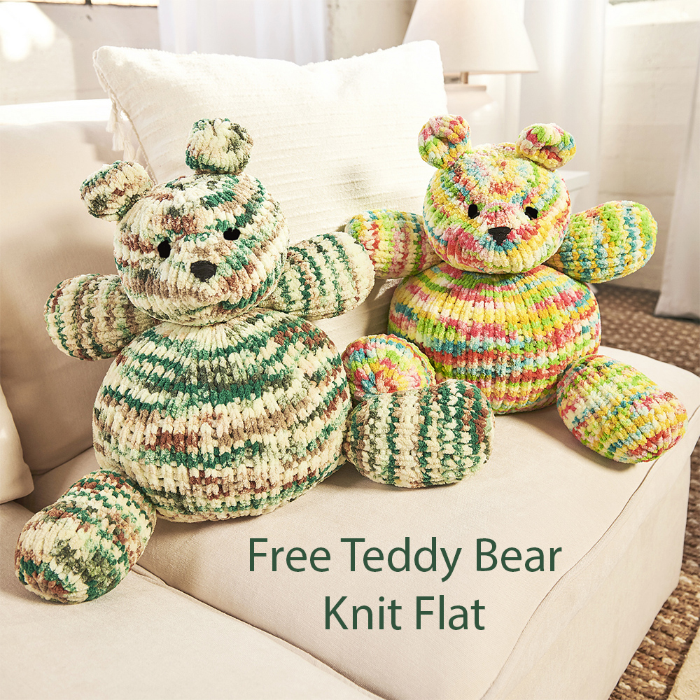 Free Groovy Grizzly Bear Knitting Pattern