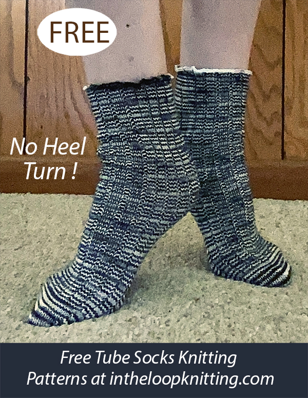 Free Groovy Tubee Socks Knitting Pattern