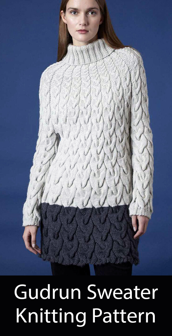 Gudrun Sweater Knitting Pattern