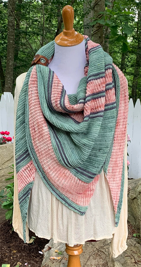 Guided Path Shawl  Knitting Pattern