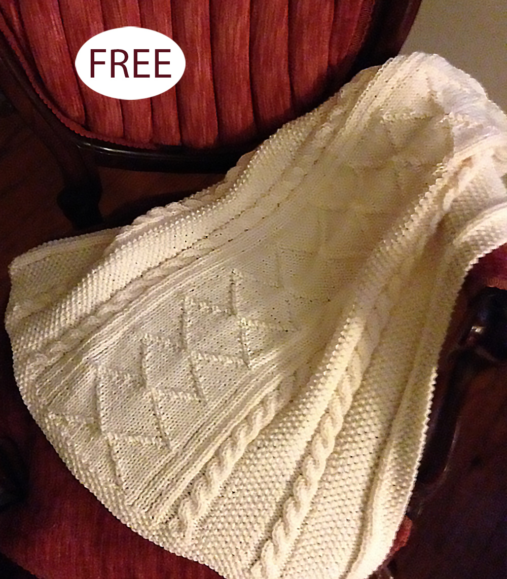 Guppy Baby Blanket Free Knitting Pattern