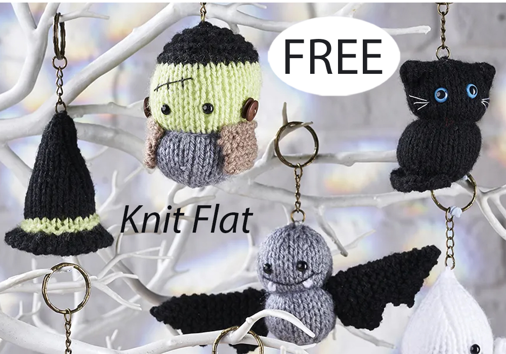 Knitting Pattern for The Creepy Crew Halloween Ornaments