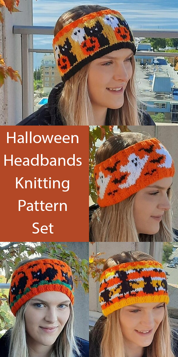 Halloween Headbands Knitting Pattern
