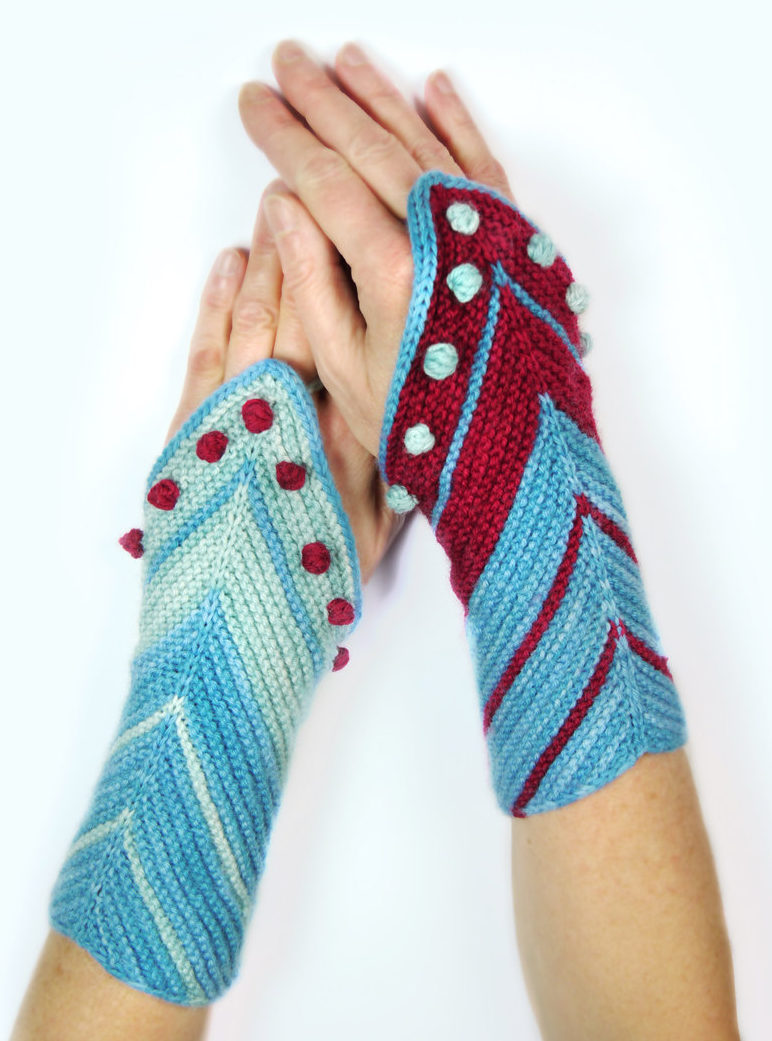 Knitting Pattern for Hamburg Ahoi Mitts