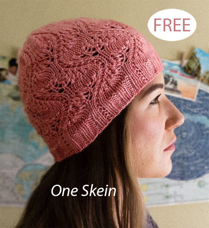 Free Hat Knitting Pattern Hanami Toque