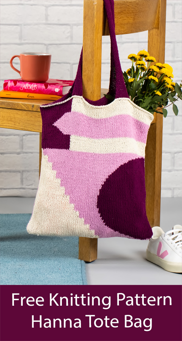 Free Tote Knitting Pattern Hanna Tote Bag