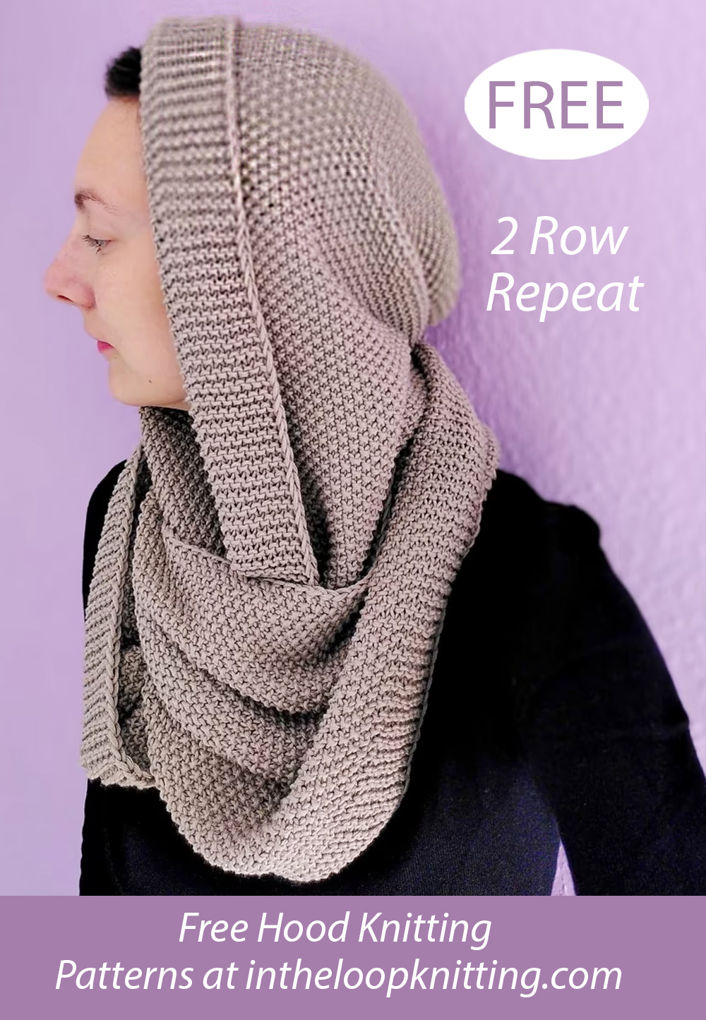 Free Harfst Hooded Scarf Knitting Pattern