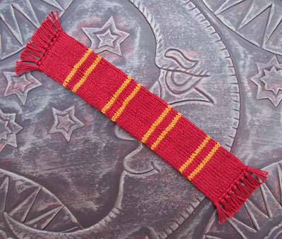 Harry Potter Bookscarf Bookmark Free Knitting Pattern | Harry Potter Knitting Patterns