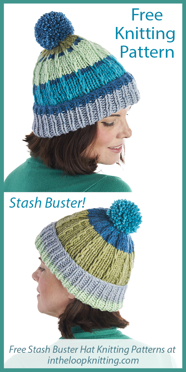 Free Stash Buster Hat Knitting Pattern Hat On The Go