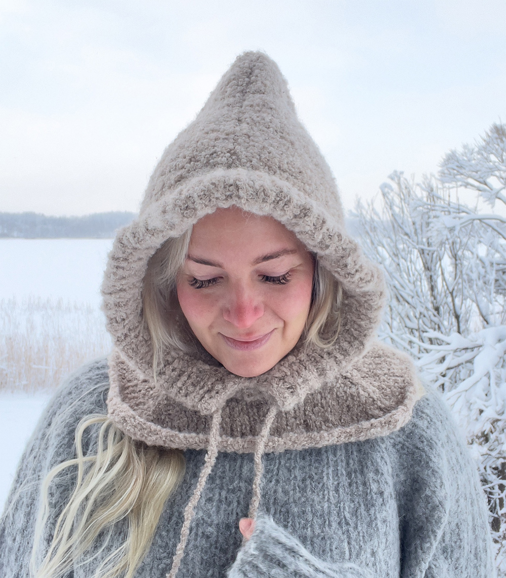 Hattara Hood Knitting Pattern