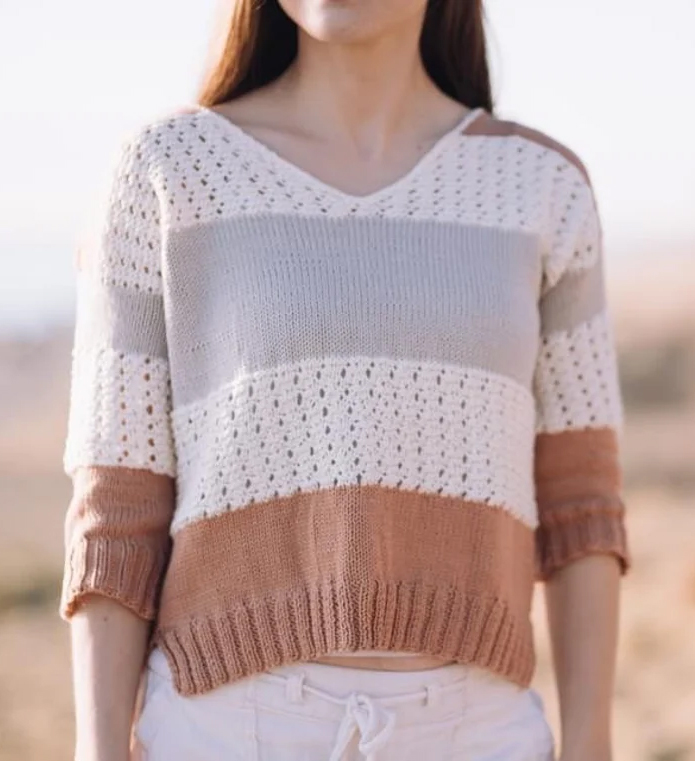 Haven Pullover Sweater Knitting Pattern