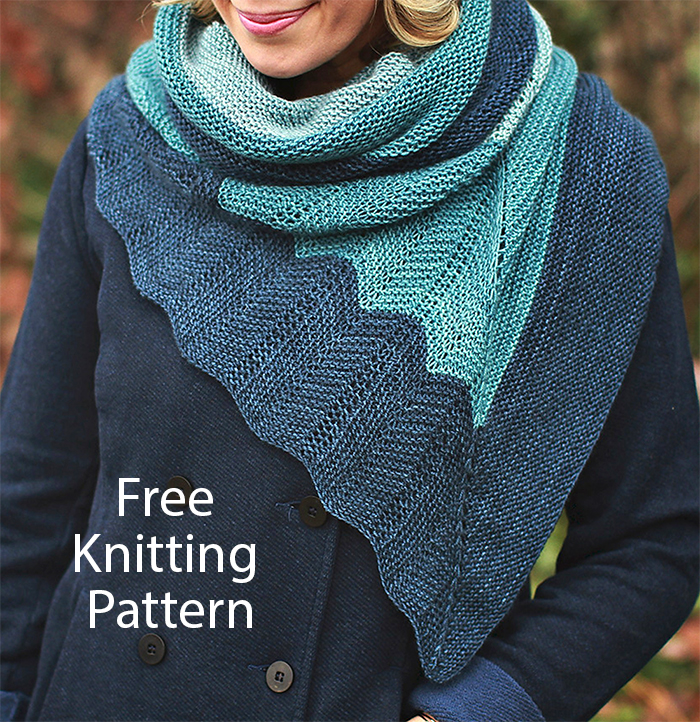 Hayley's Comet Shawl De-Stash Fashion Knitting Pattern