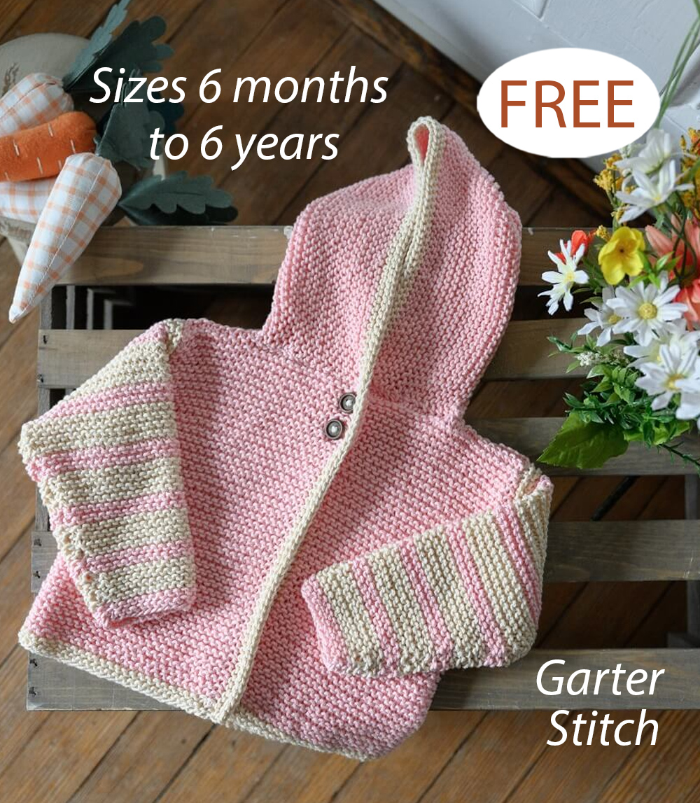 Free Baby Hazlet Hoodie  Knitting Pattern