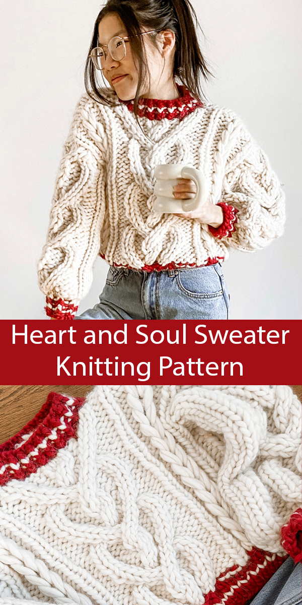 Heart and Soul Sweater Knitting Pattern