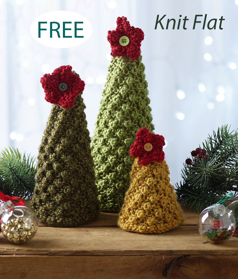 Free Heartland Christmas Trees Knitting Patterns