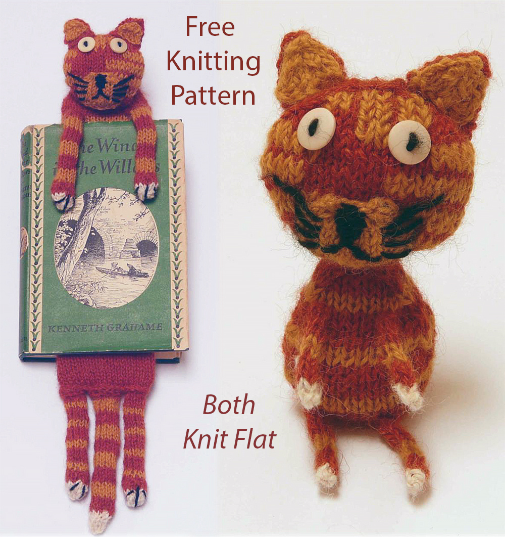 Free Knitting Pattern Hector Bookmark and Mini Hector