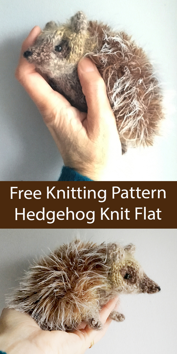 Free Knitting Pattern Hedgehog Amigurumi Toy