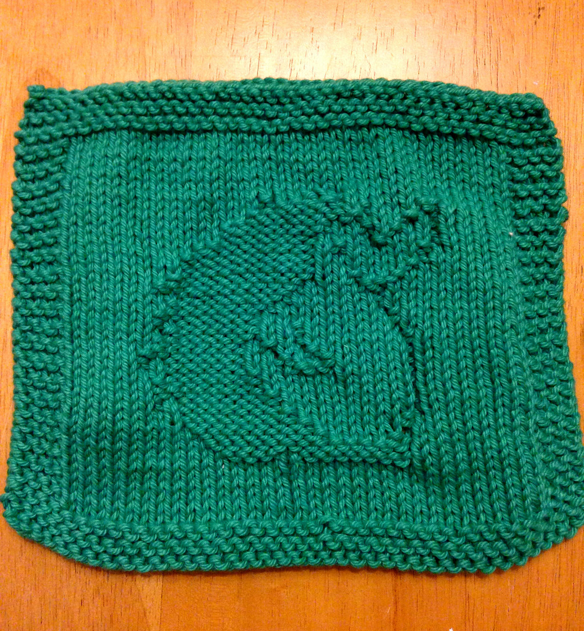 Free Knitting Pattern for Hedgehog Wash Cloth