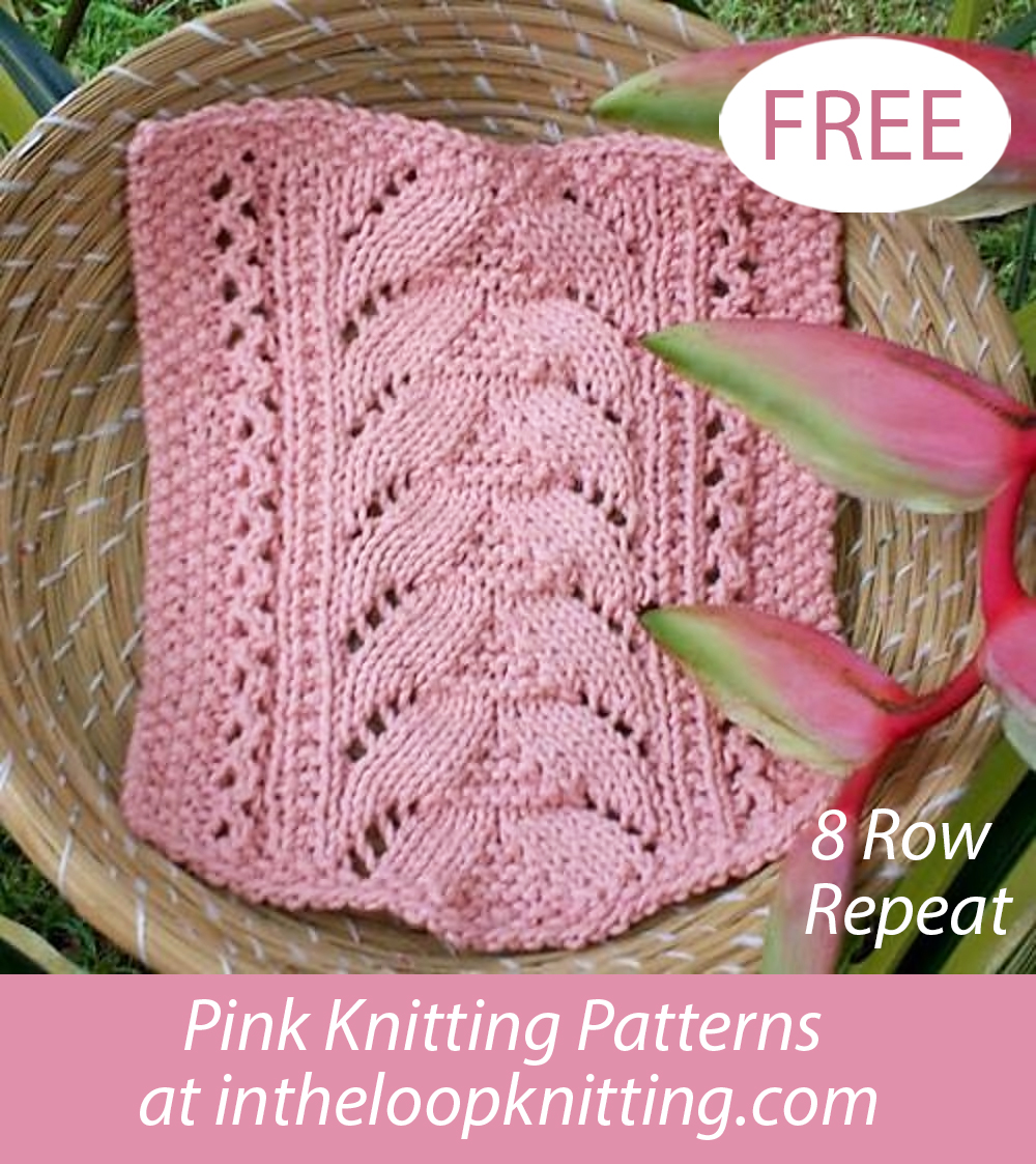 Free Heliconia Cloth Knitting Pattern