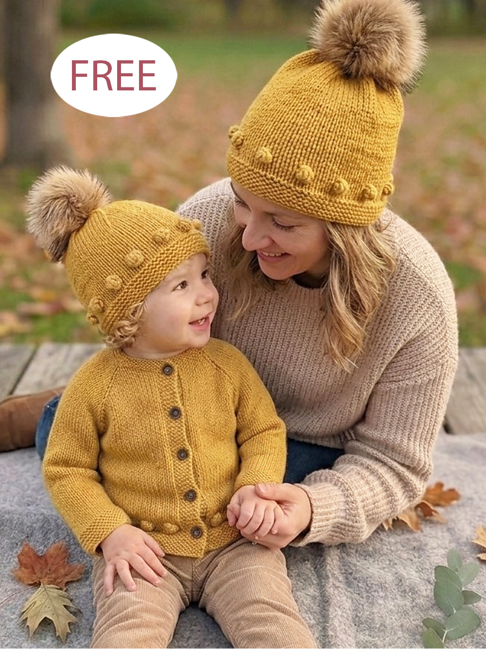 Free Knitting Pattern Hello Sunshine Baby Cardigan and Hat Baby Set