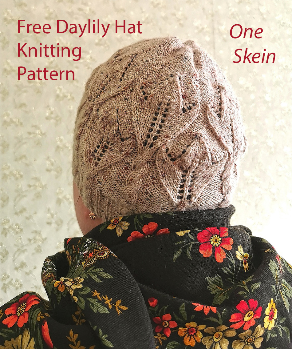Free Knitting Pattern Daylily Hat