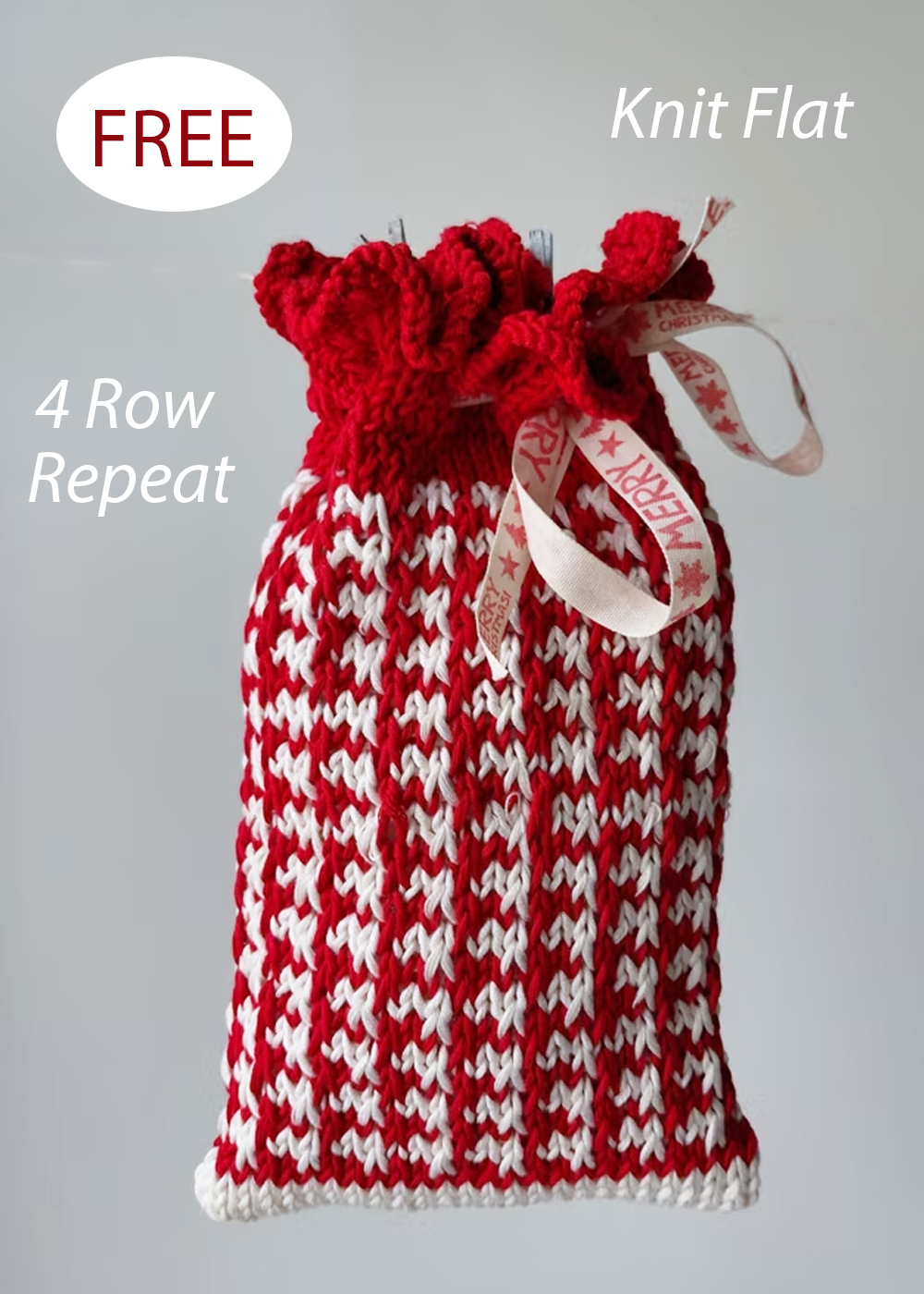 Free Hendaia Pouch Bag Knitting Pattern