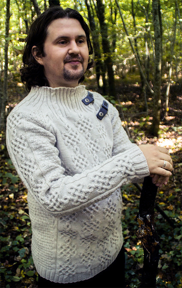 Free Knitting Pattern for Henry Tudor Sweater