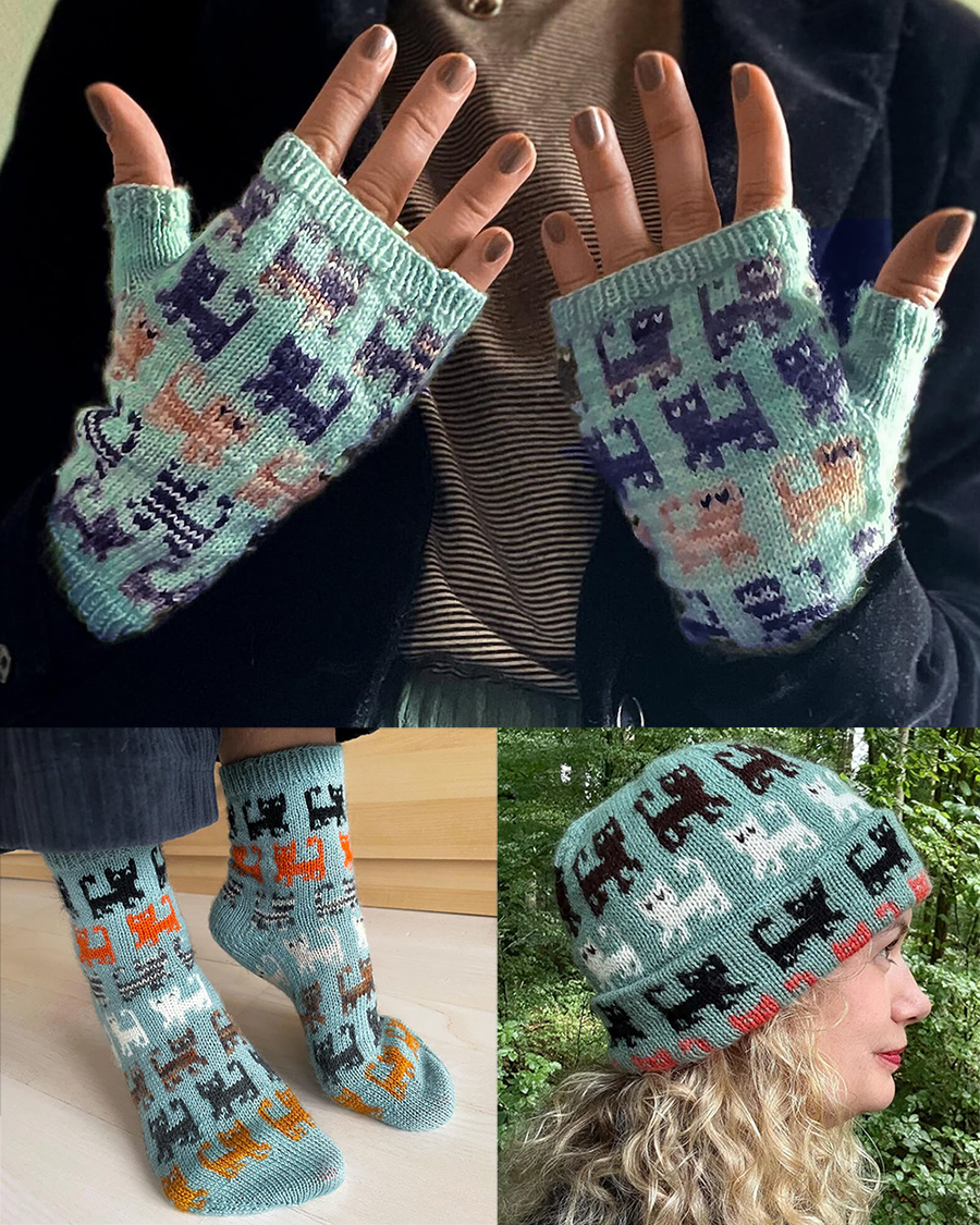 Knitting Pattern Mushroom Mittens